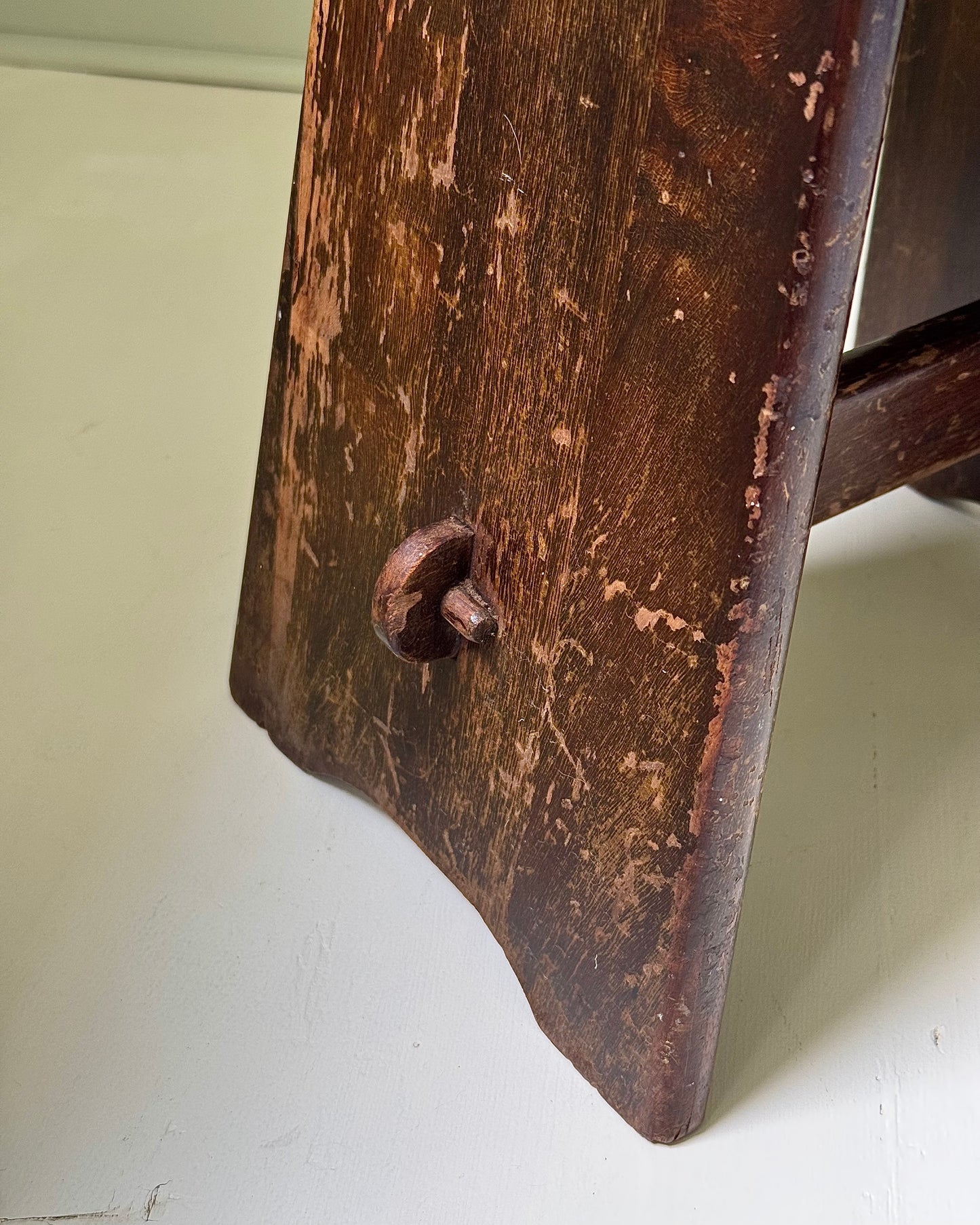 Arts & Crafts Wooden Stool