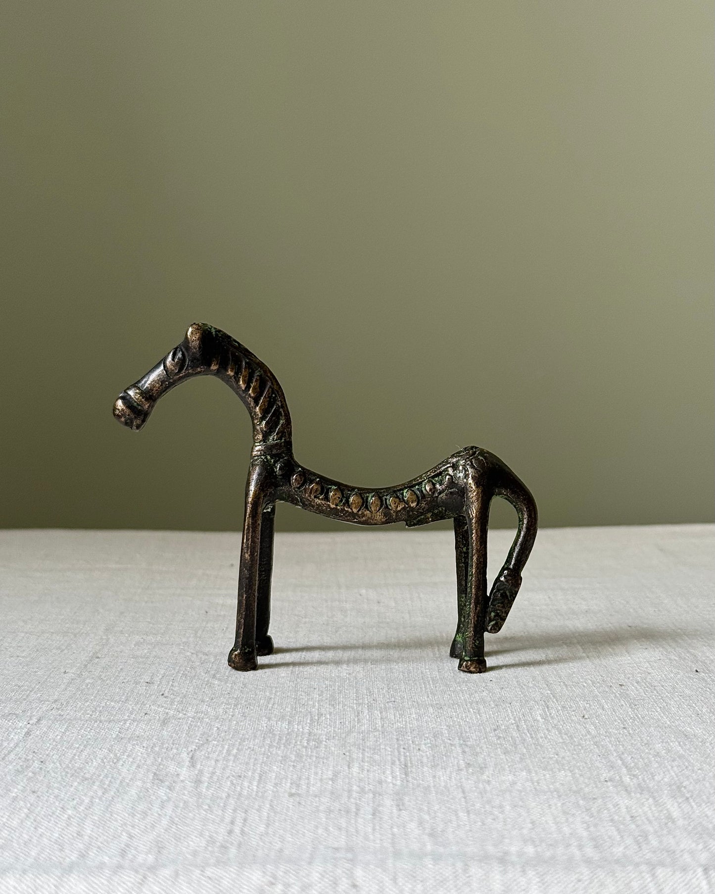 Mid-Century Brass Folk Animal Figurines
