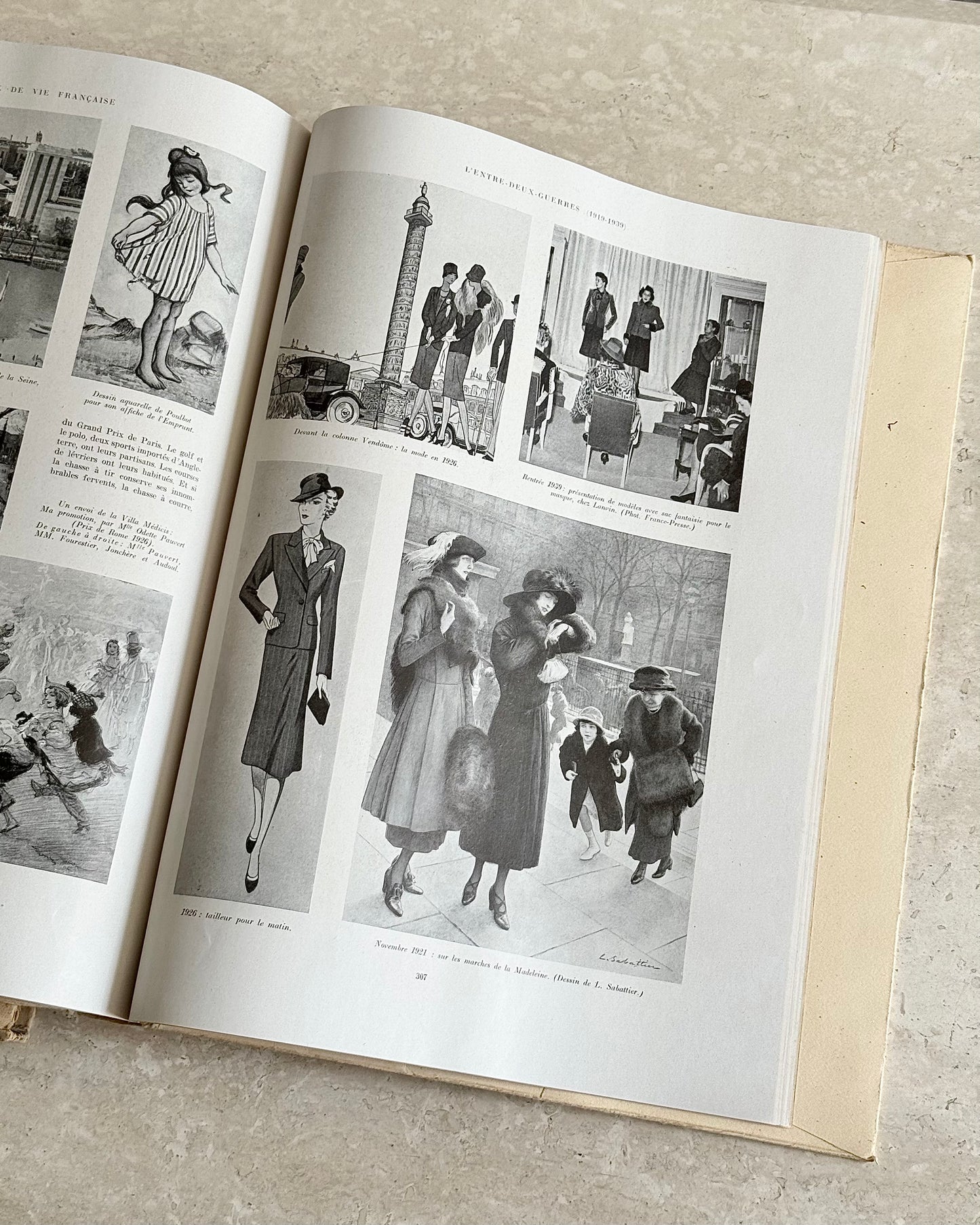 A Century of French Life Coffee Table Book, circa 1948
