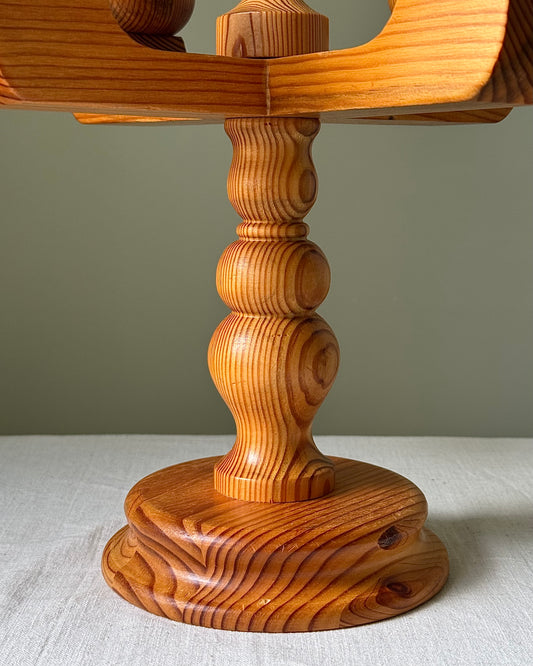 Stig Johnsson Swedish Pine Candelabra, 1970s