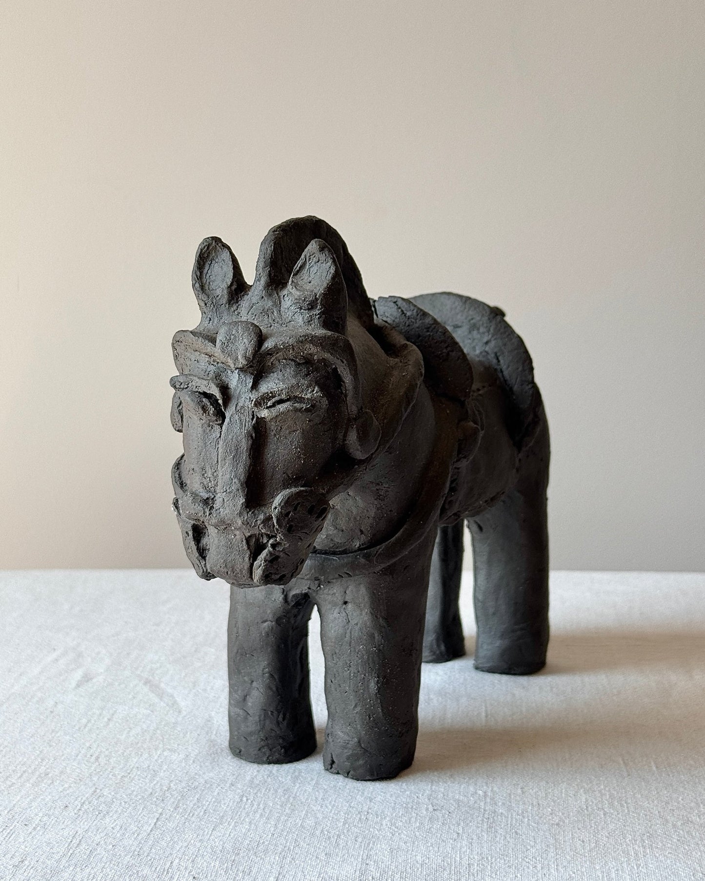 Studio Pottery Horse Figure - Club Sourced