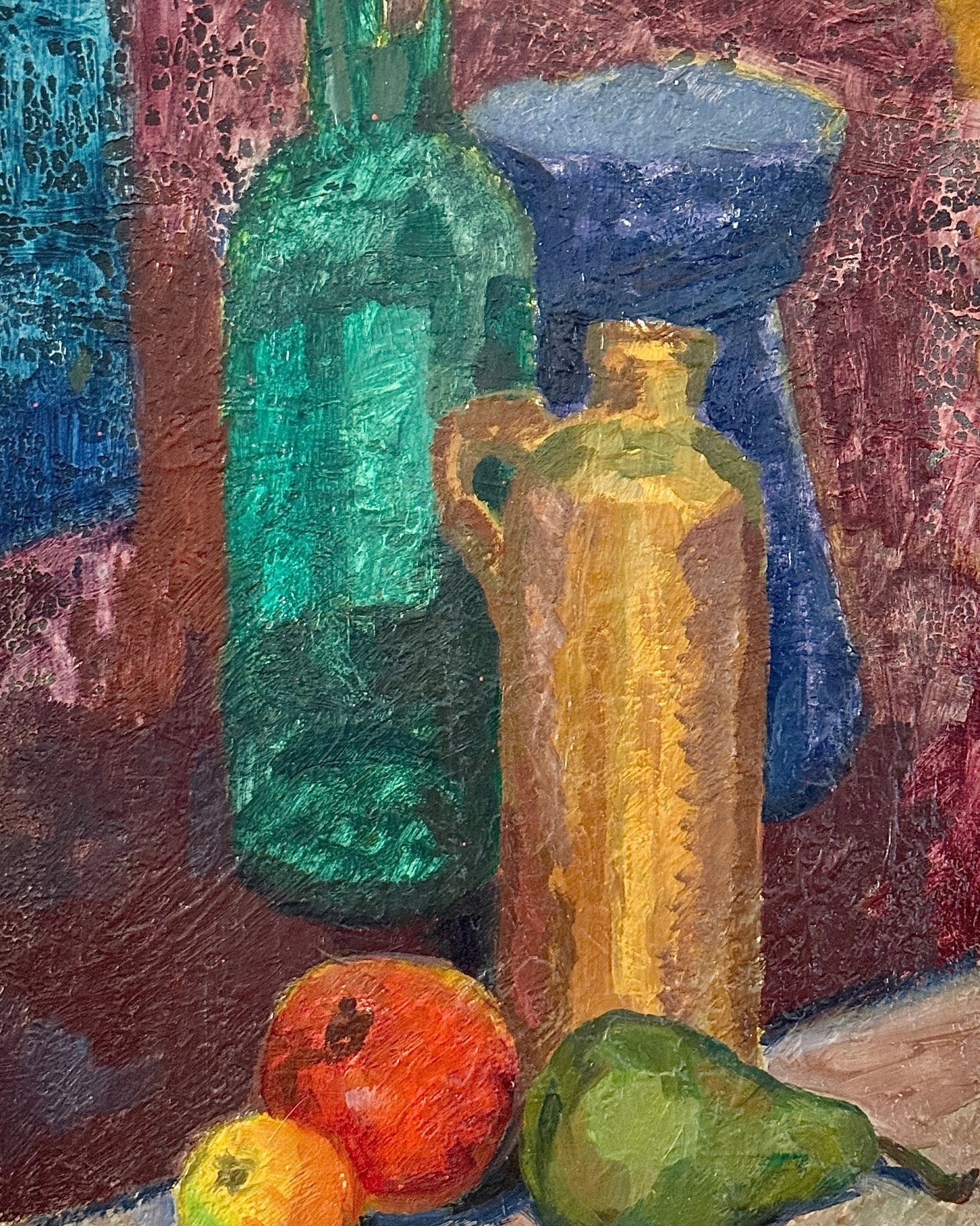 Swedish Still Life Oil on Panel, Georg Lindström, 1945 - Club Sourced