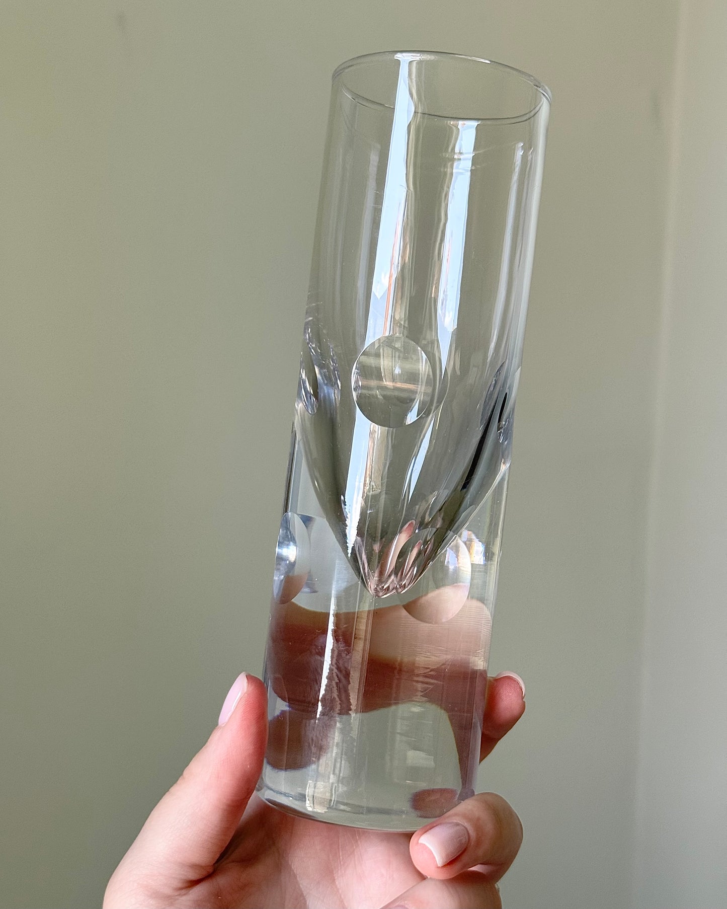Set of 6 Murano Bullet Glasses by Carlo Moretti
