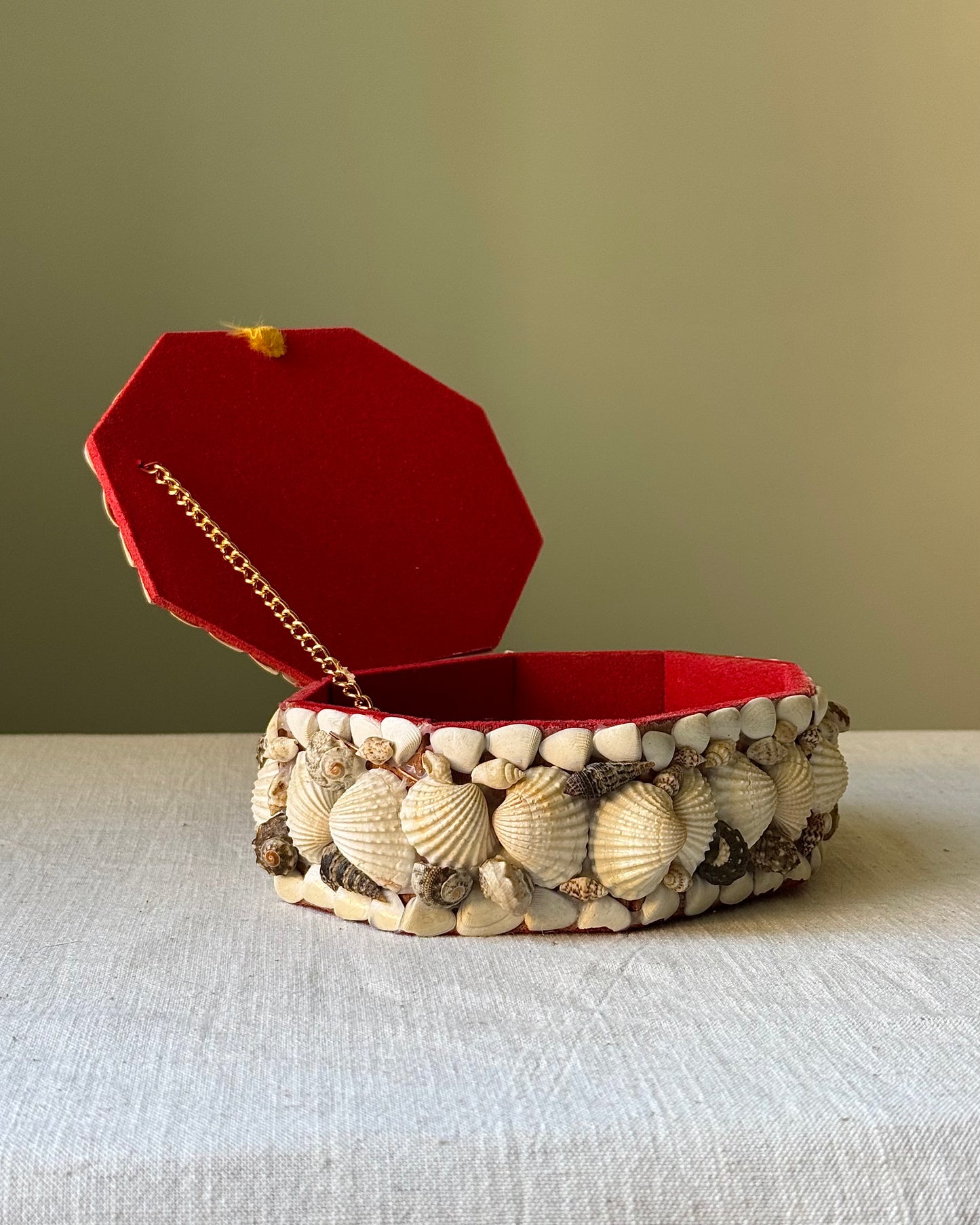 French Mid-Century Shellwork Box