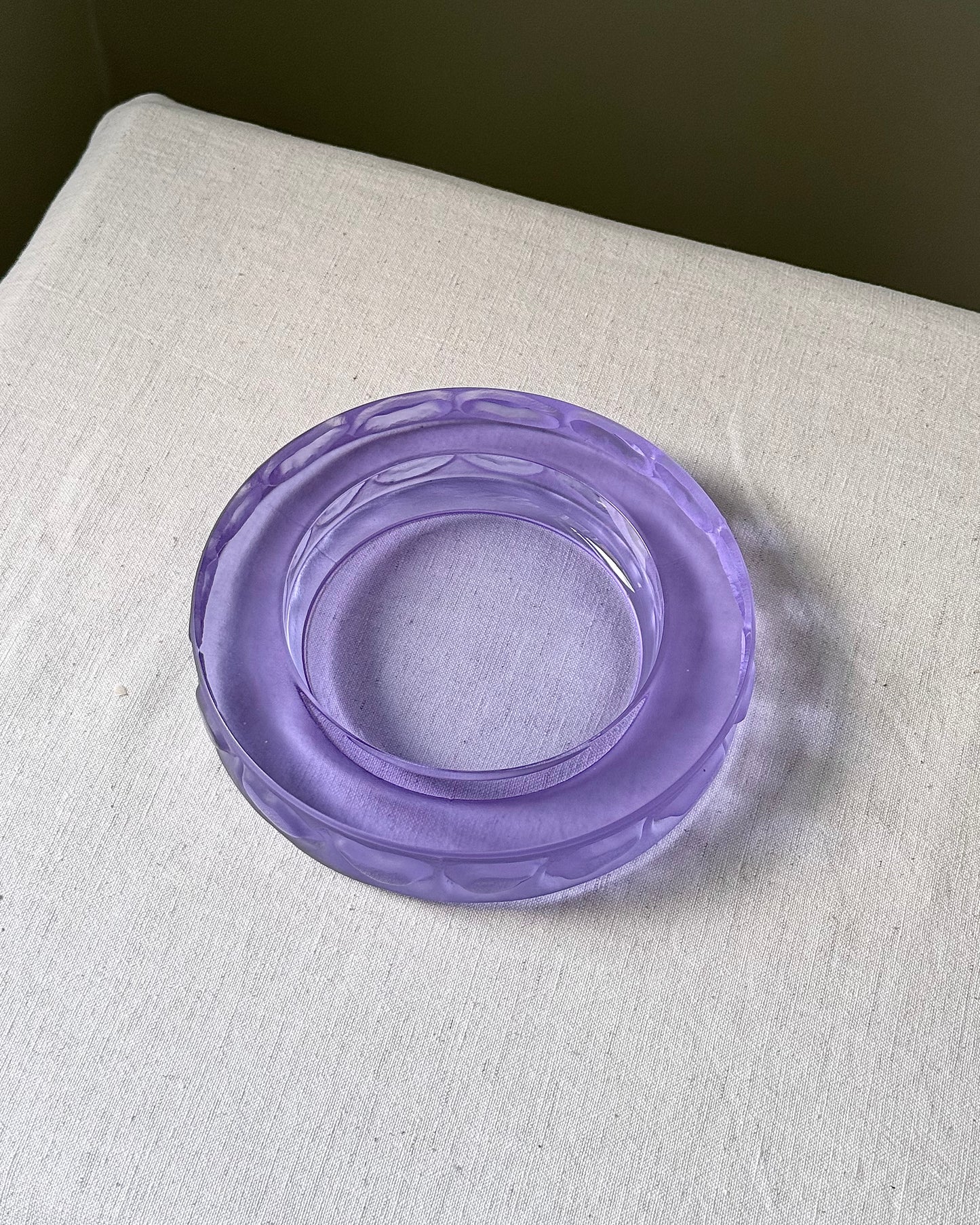 Violet Murano Glass Ashtray