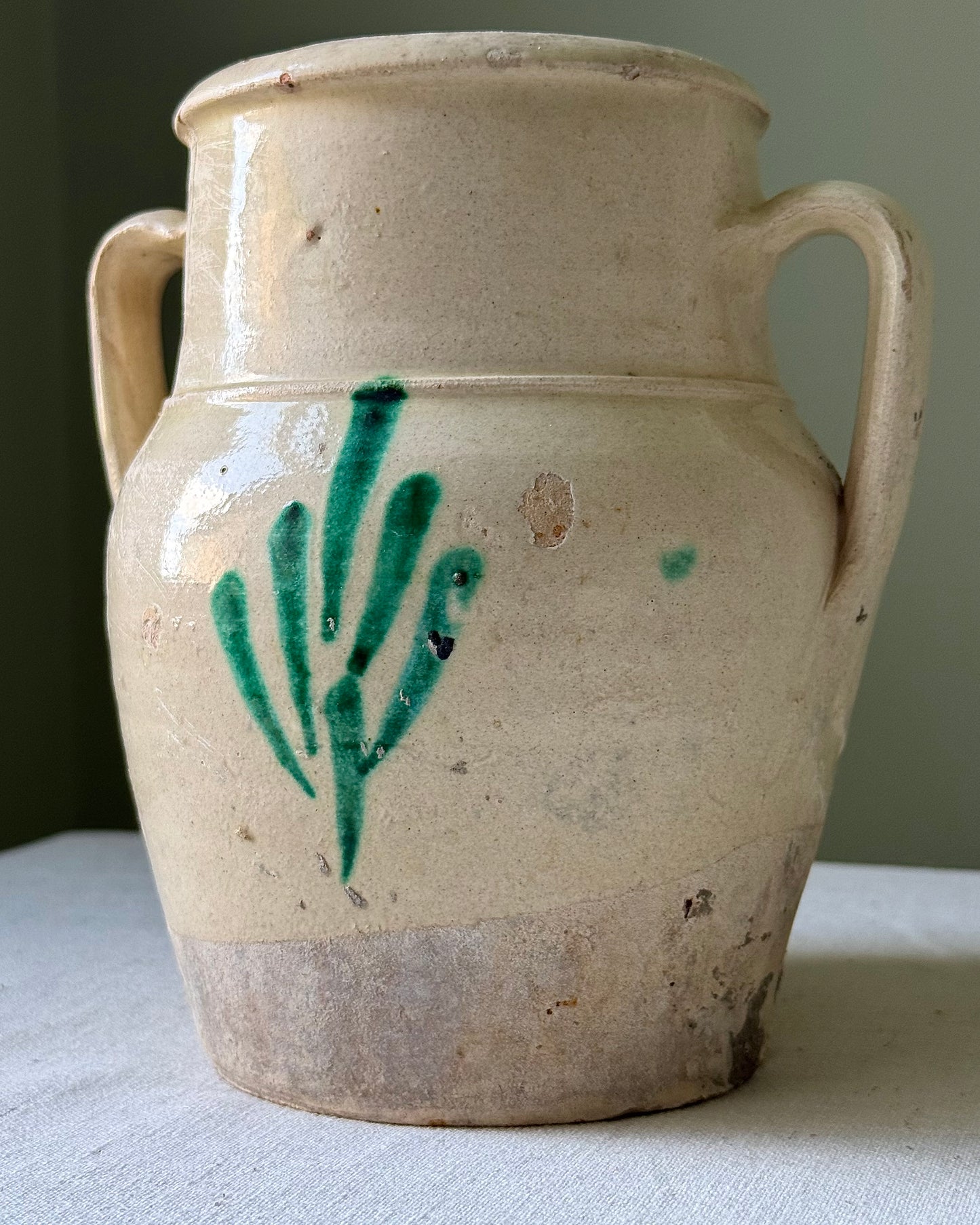 Antique Puglian Tree of Life Confit Jar