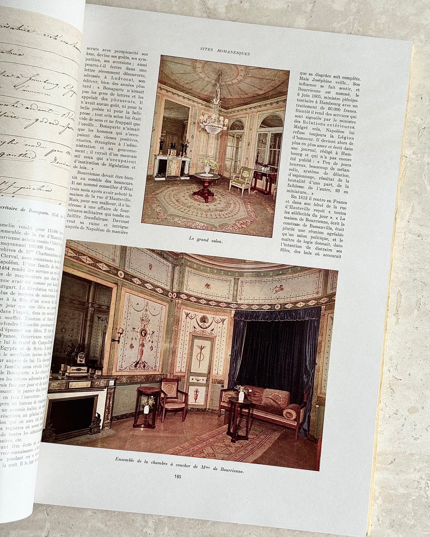 Inspired Homes & Romantic Sights French Coffee Table Book, circa. 1949
