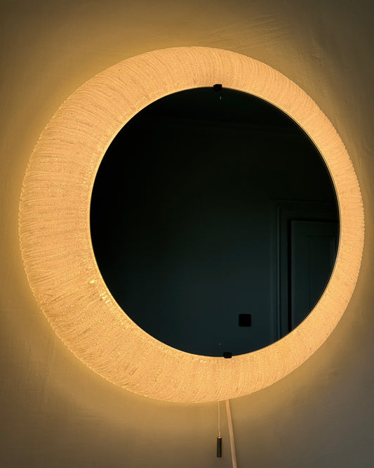 German Ercol Lucite Light-up Mirror