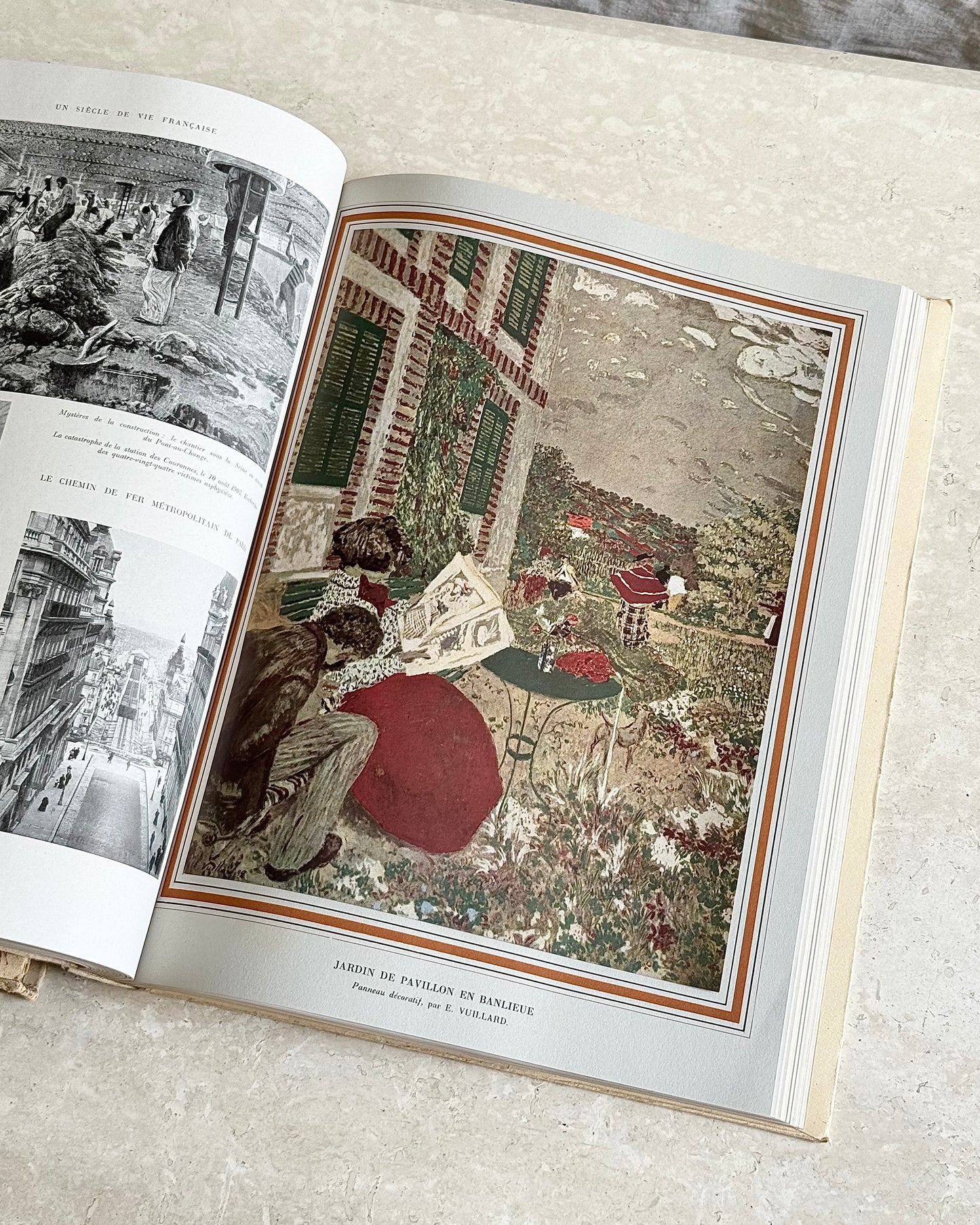A Century of French Life Coffee Table Book, circa 1948