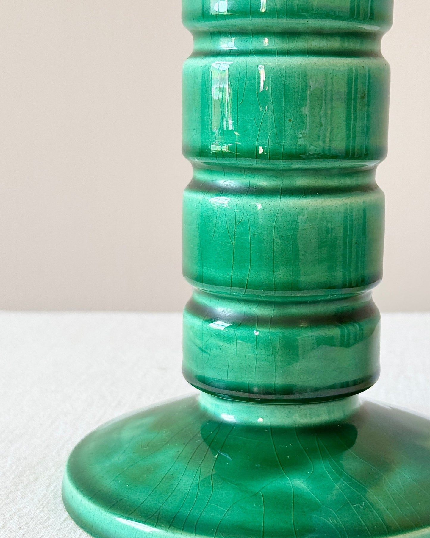 French Mid - century Ceramic Table Lamp - Club Sourced