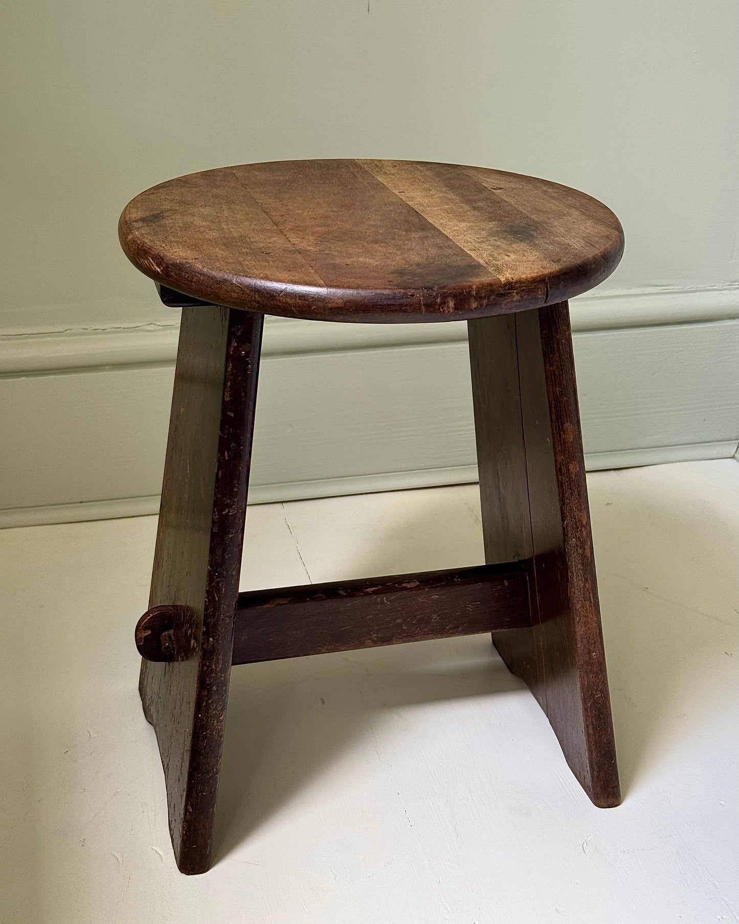 Arts & Crafts Wooden Stool