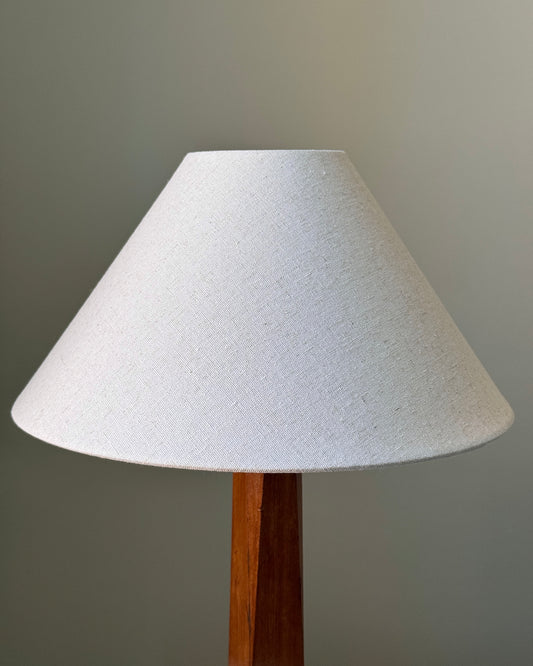 Art Deco Danish Wooden Table Lamp