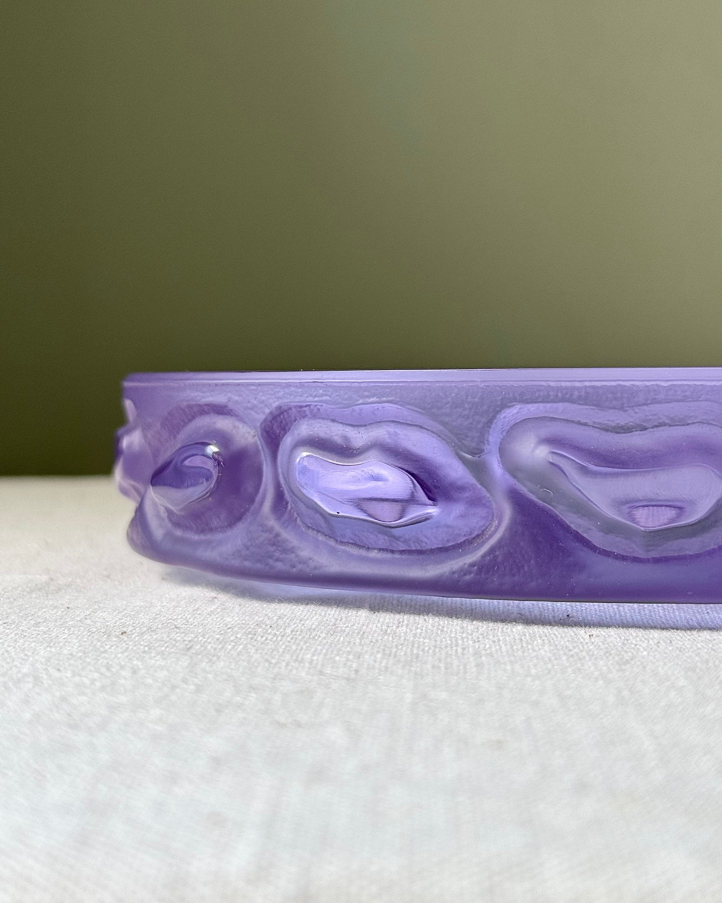 Violet Murano Glass Ashtray