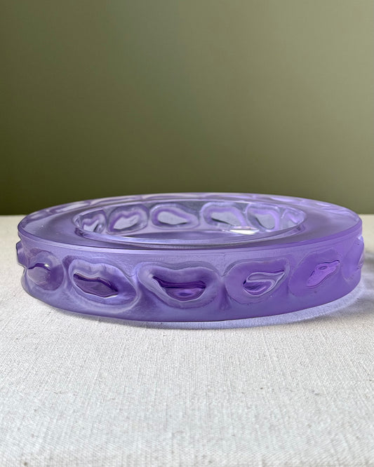 Violet Murano Glass Ashtray