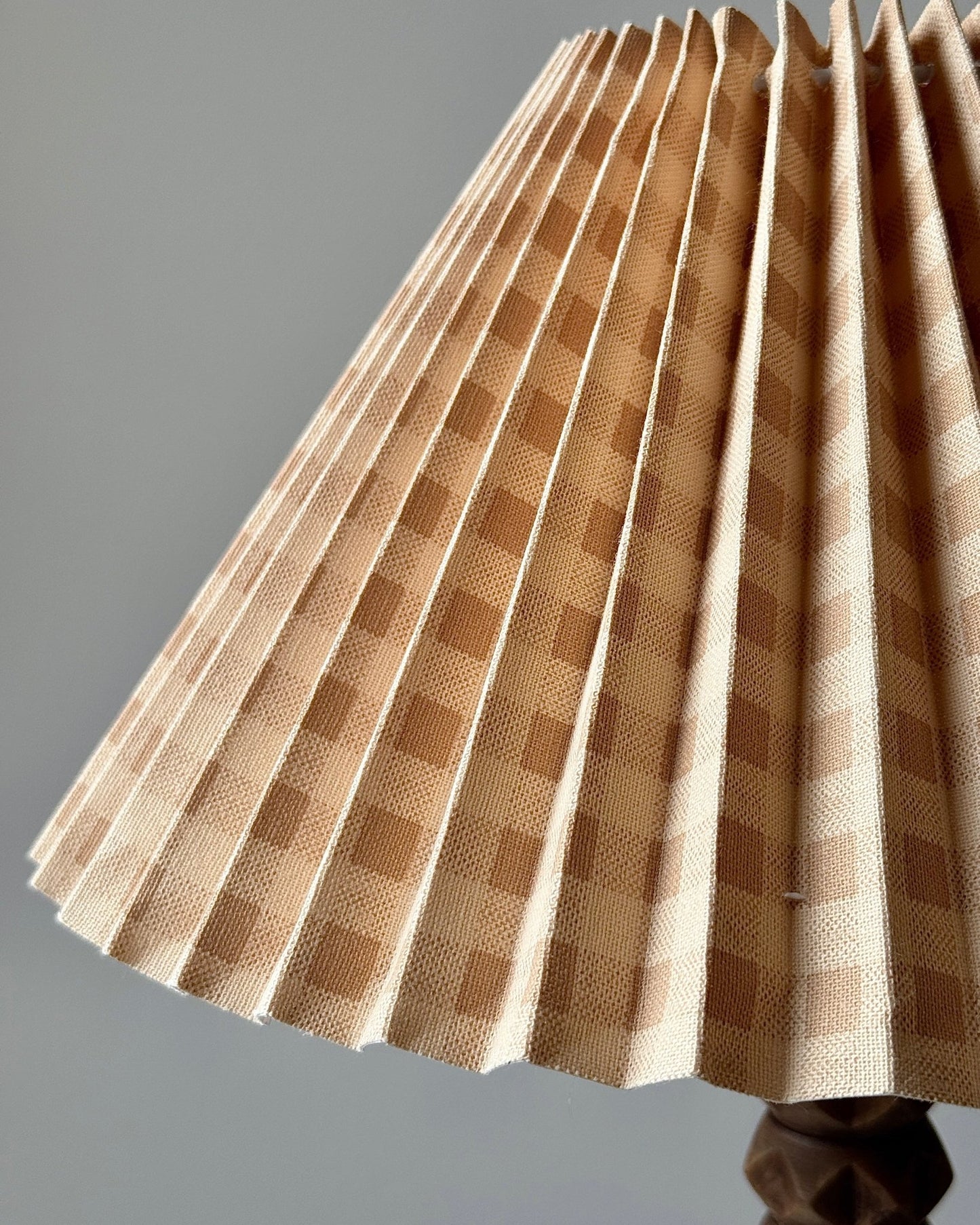 Geometric Wooden Lamp, in the manner of Charles Dudouyt - Club Sourced