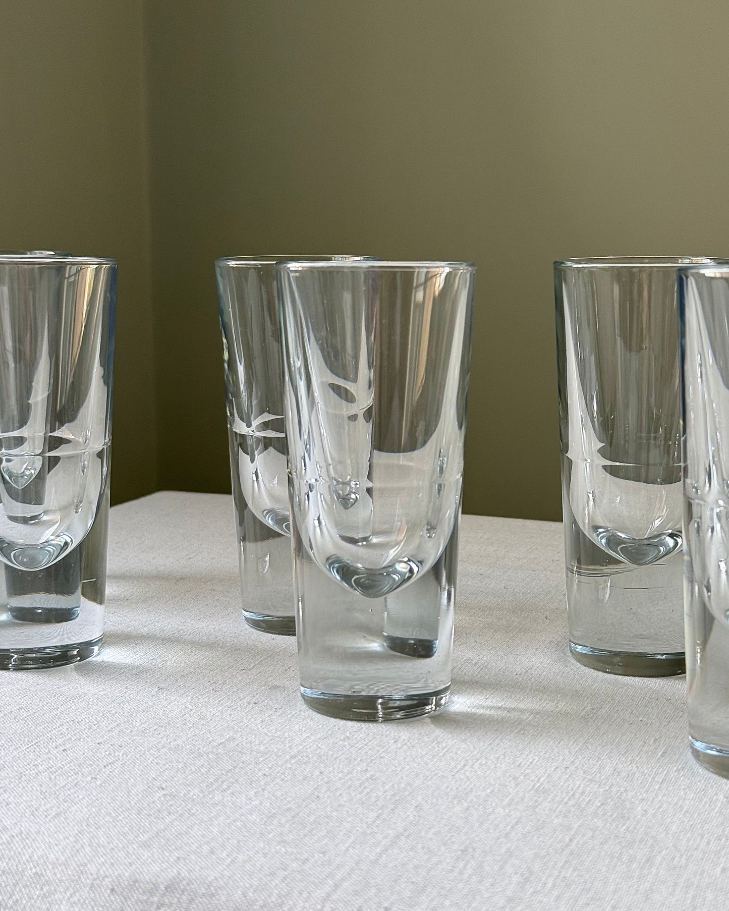 Set of 6 Carlo Moretti Bullet Glasses