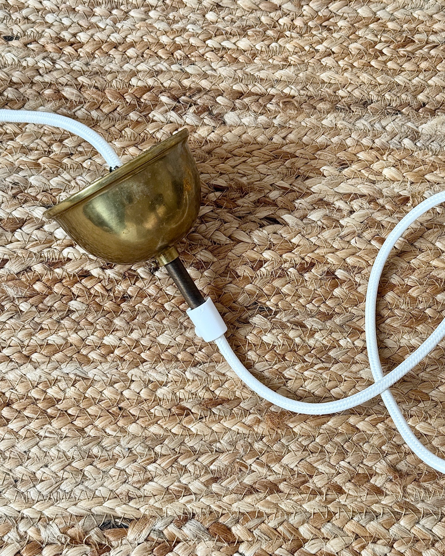 Swedish Fabric Dome Ruffle Pendant