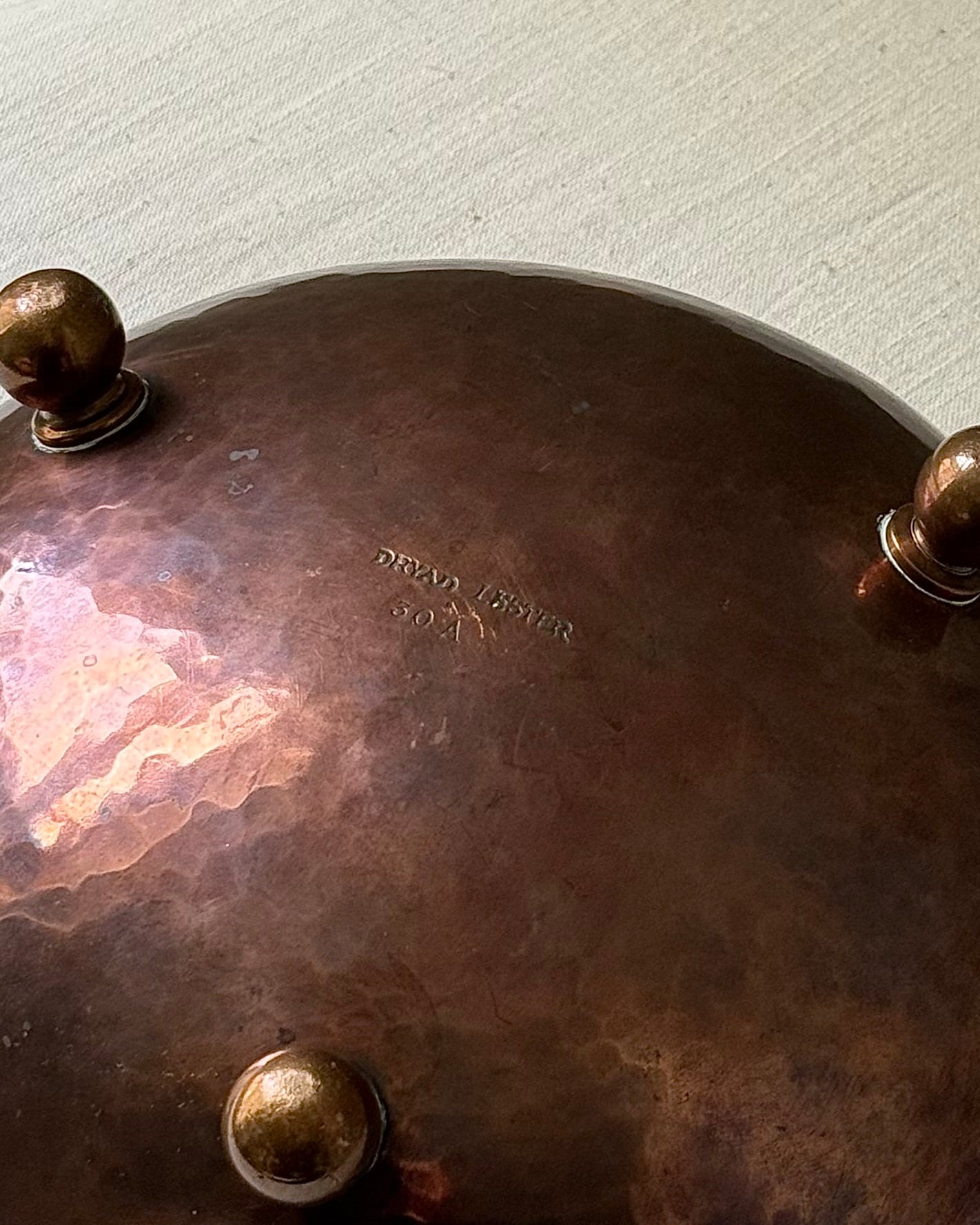 Arts and Crafts Hammered Copper Bowl