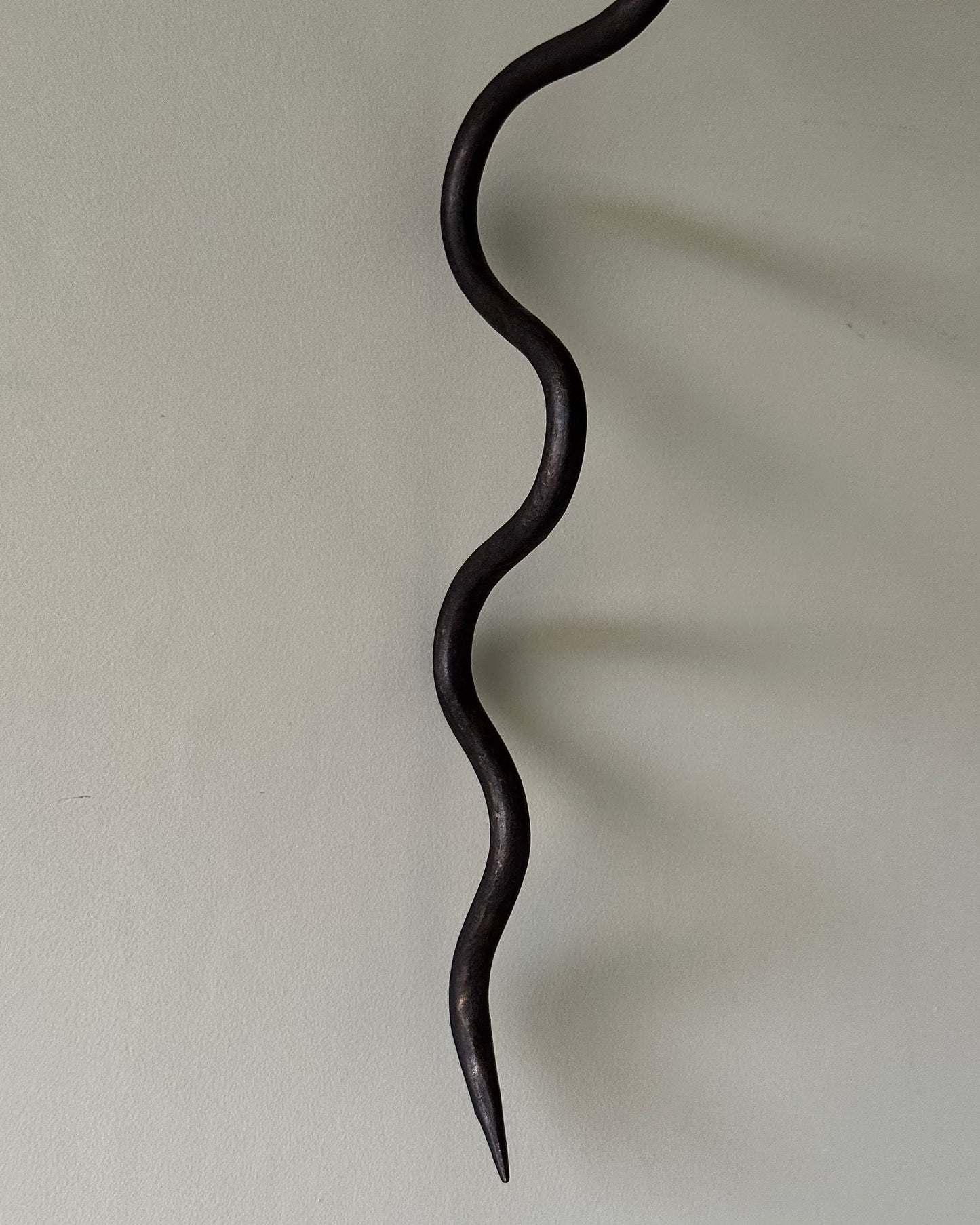 A Pair of French Mid-century Wrought Iron Candle Sconces
