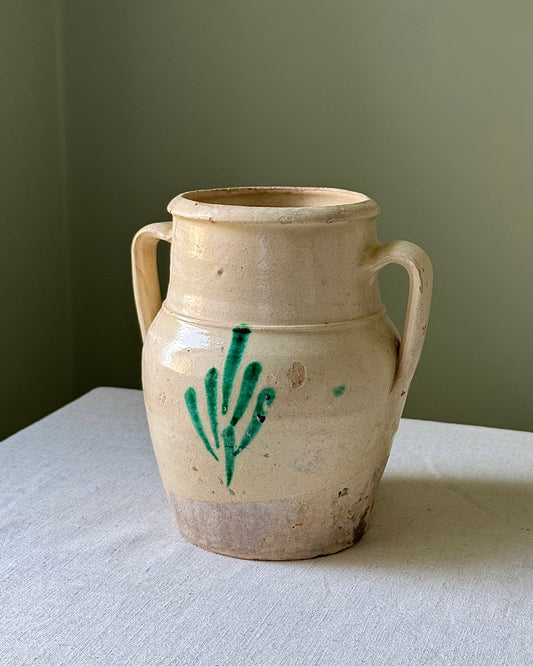 Antique Puglian Tree of Life Confit Jar