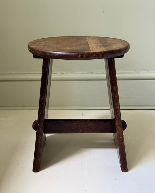 Arts & Crafts Wooden Stool