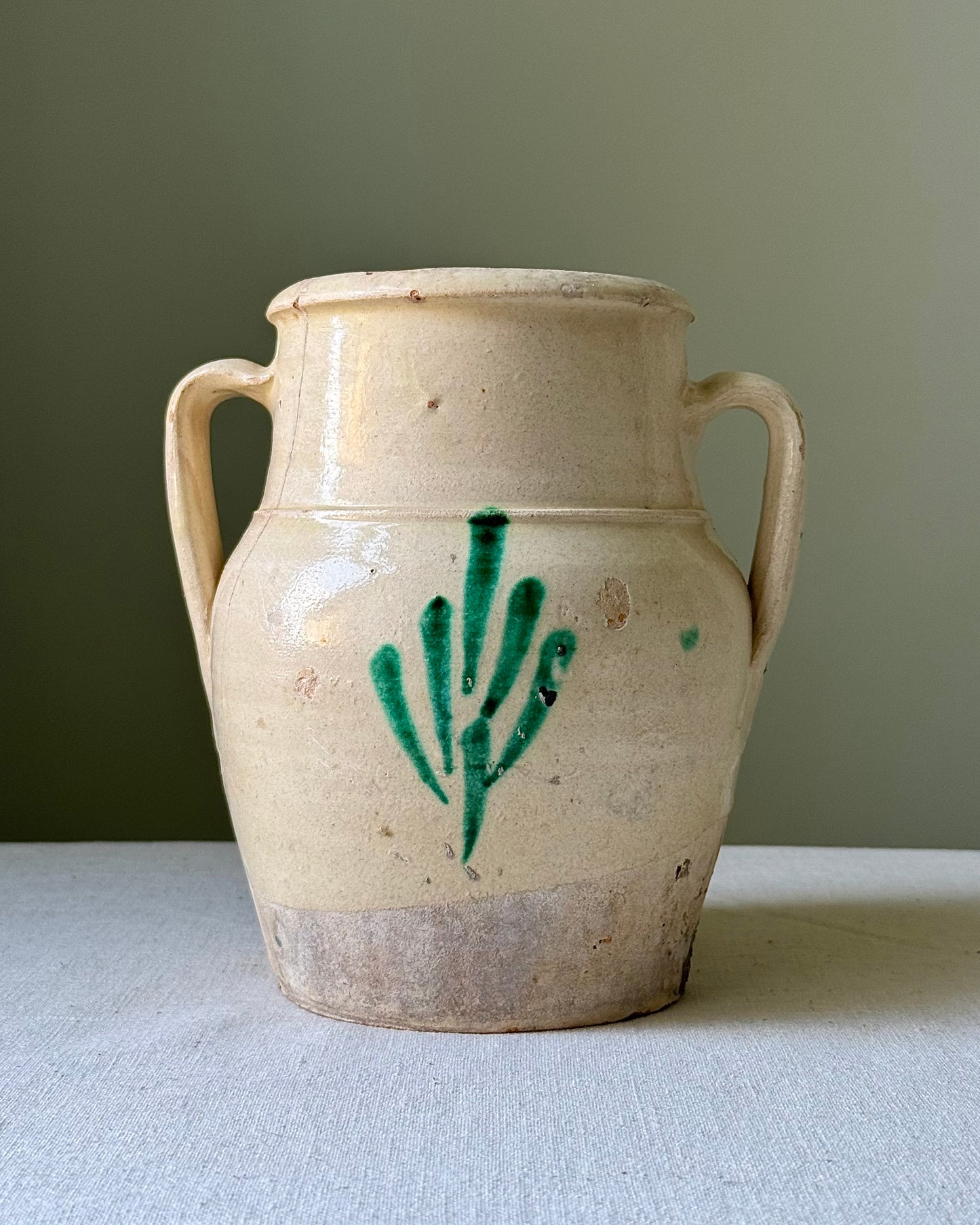 Antique Puglian Tree of Life Confit Jar