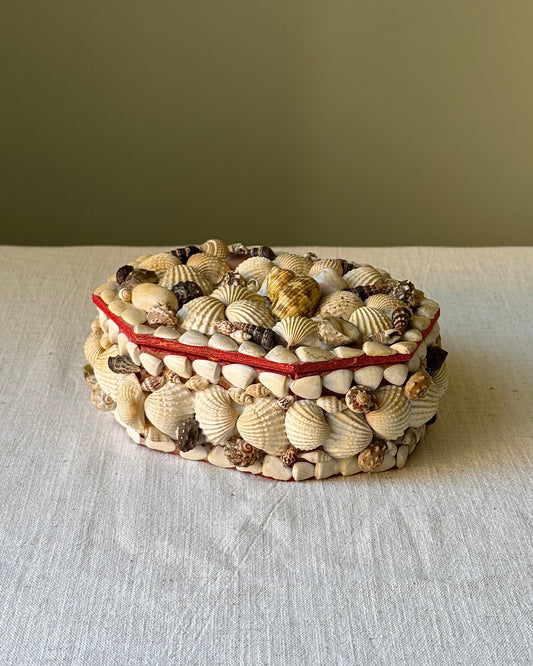 French Mid-Century Shellwork Box