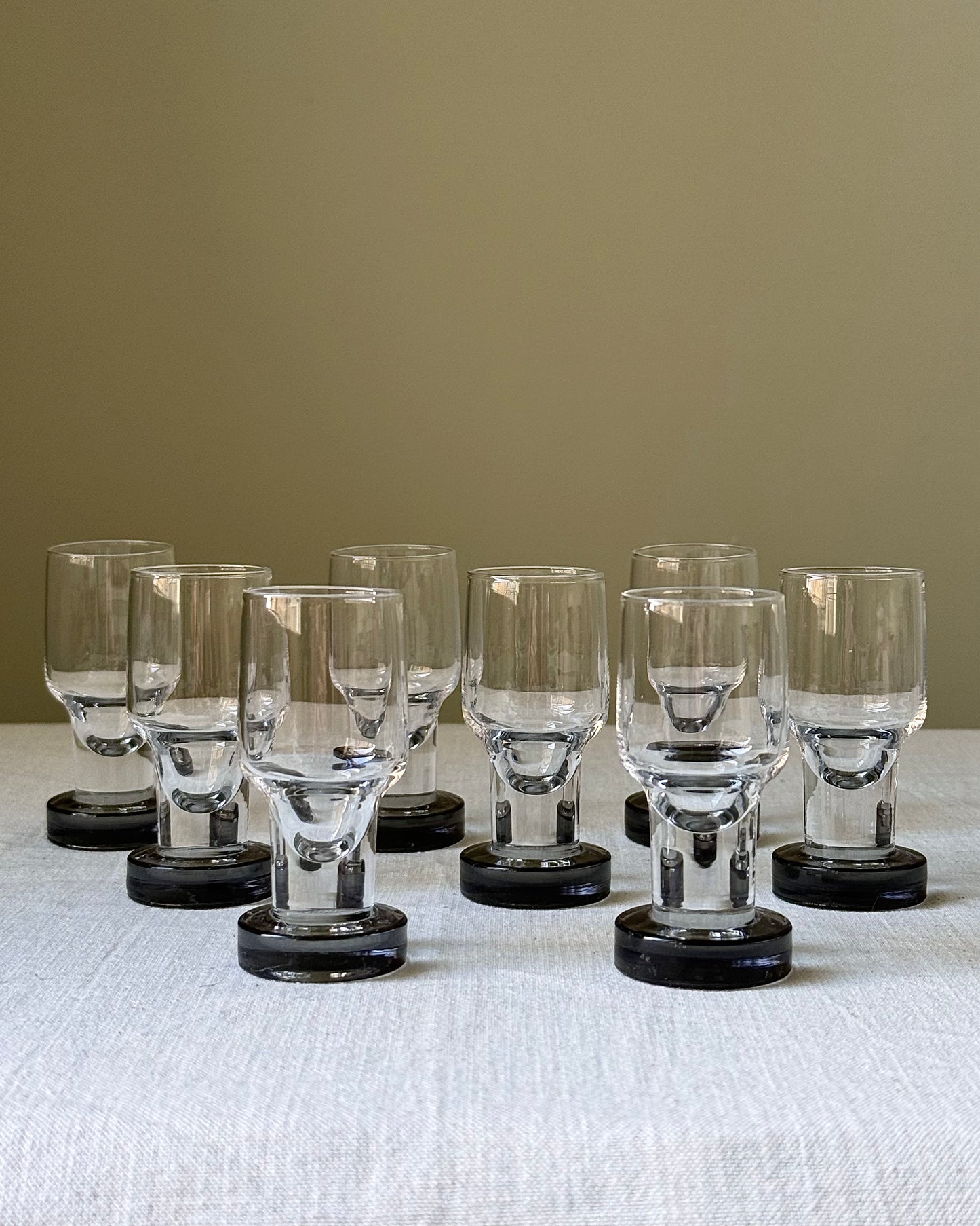French 1970’s Crystal Glasses