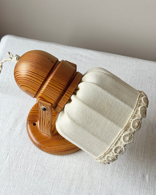 Swedish Pine Wall Lamp by Markslöjd