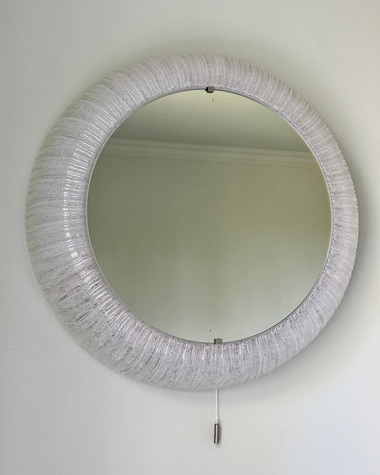 German Ercol Lucite Light-up Mirror