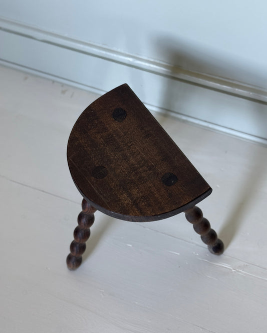 French Oak Bobbin Stool