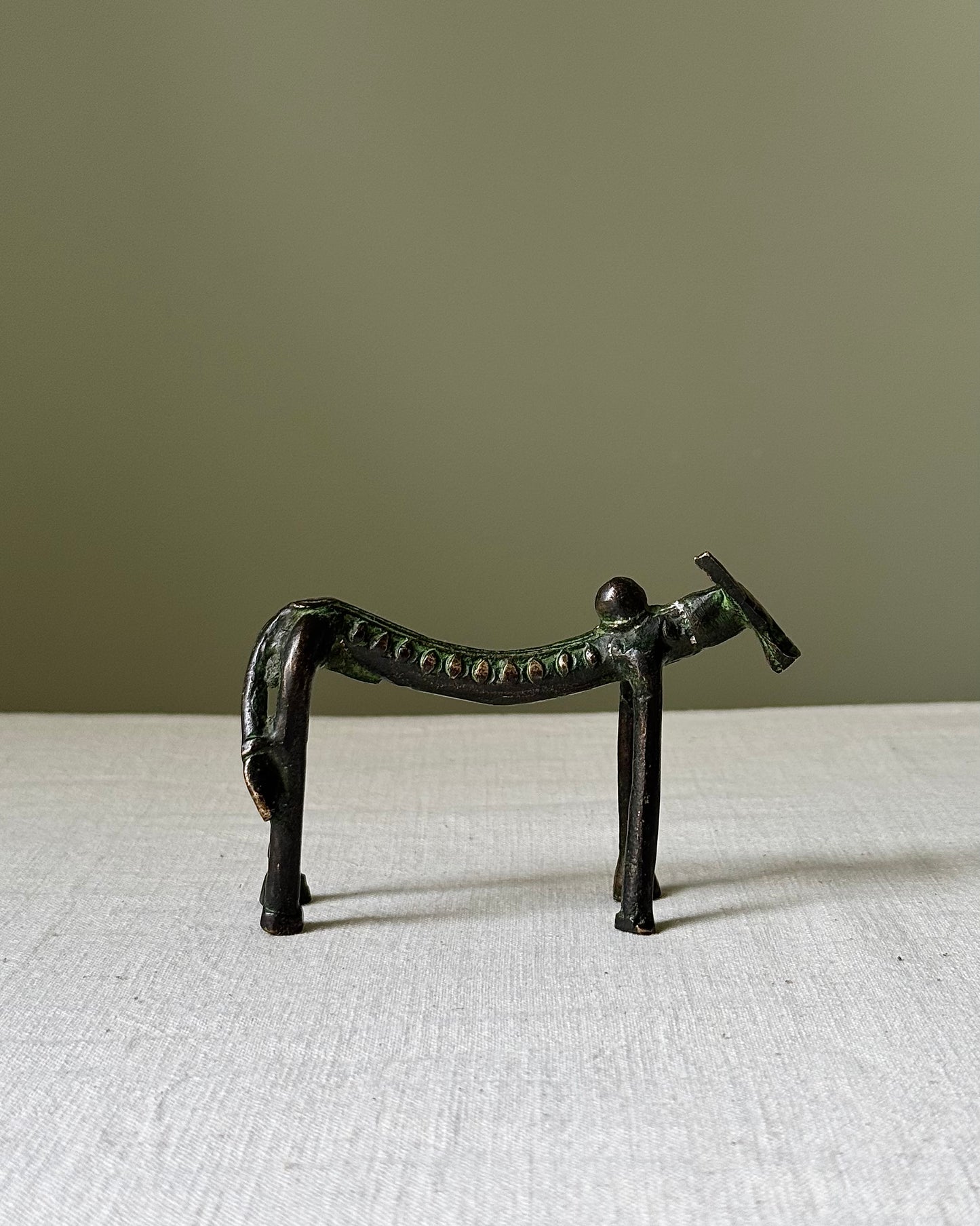 Mid-Century Brass Folk Animal Figurines