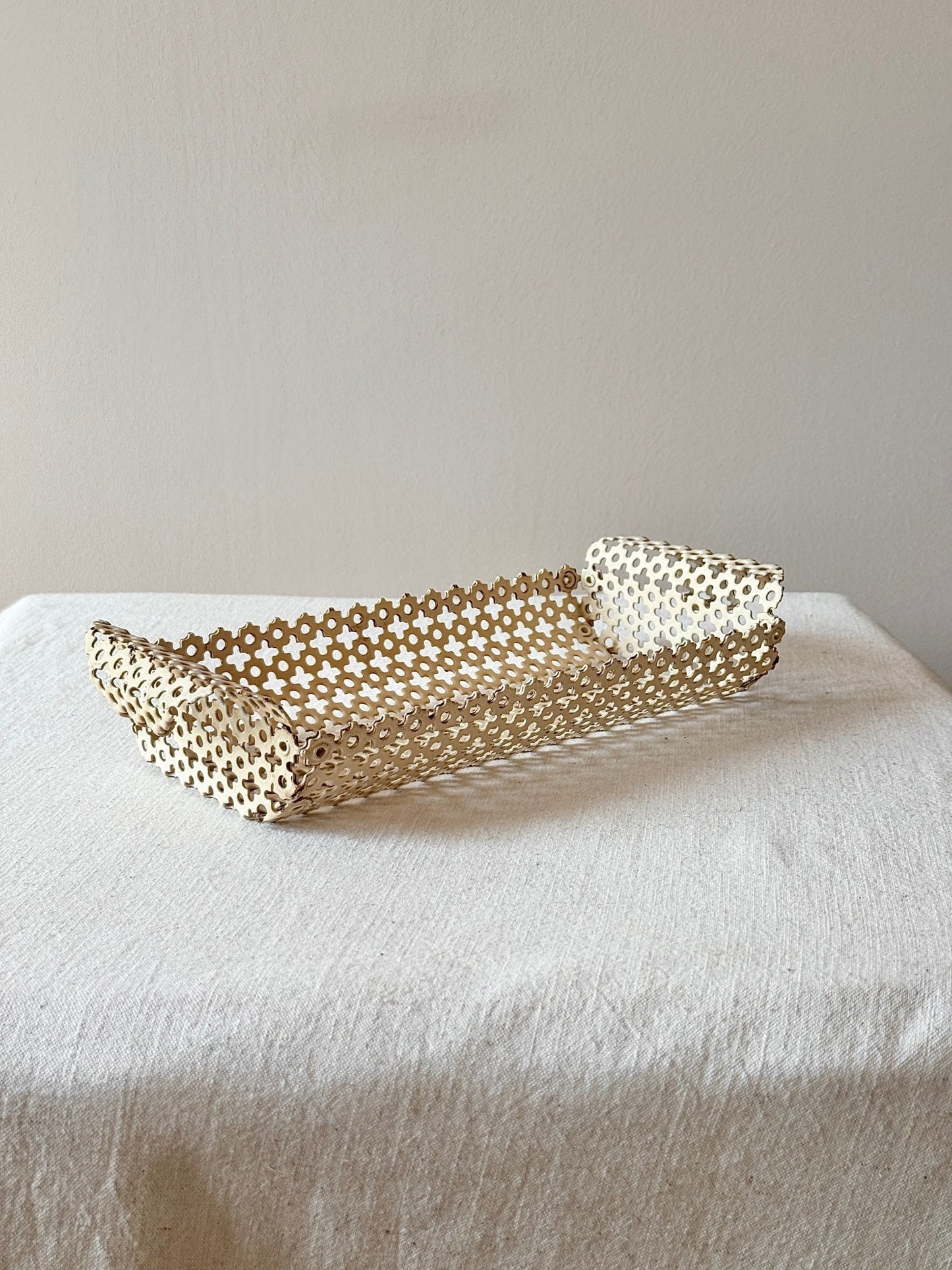 Perforated Metal Tray, Attributed to Mathieu Matégot - Club Sourced