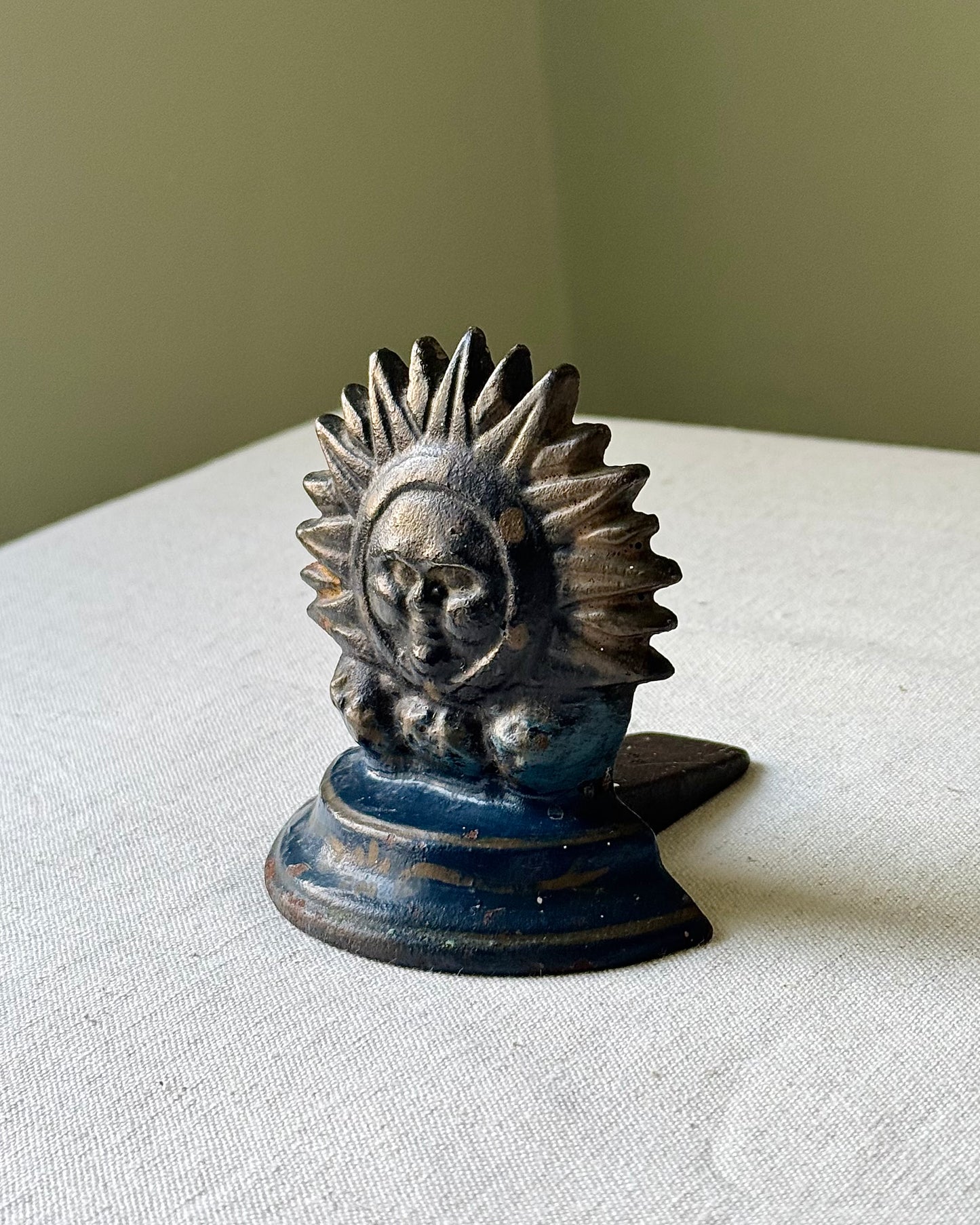 Antique Iron Sun Doorstop