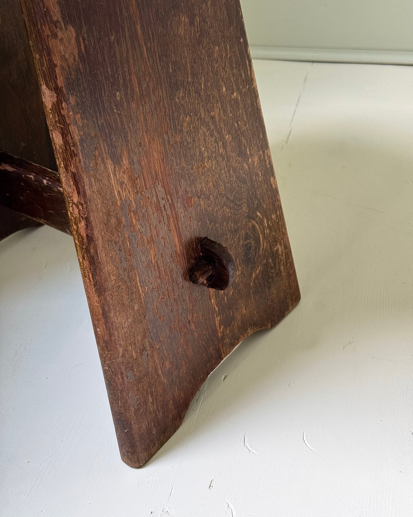 Arts & Crafts Wooden Stool