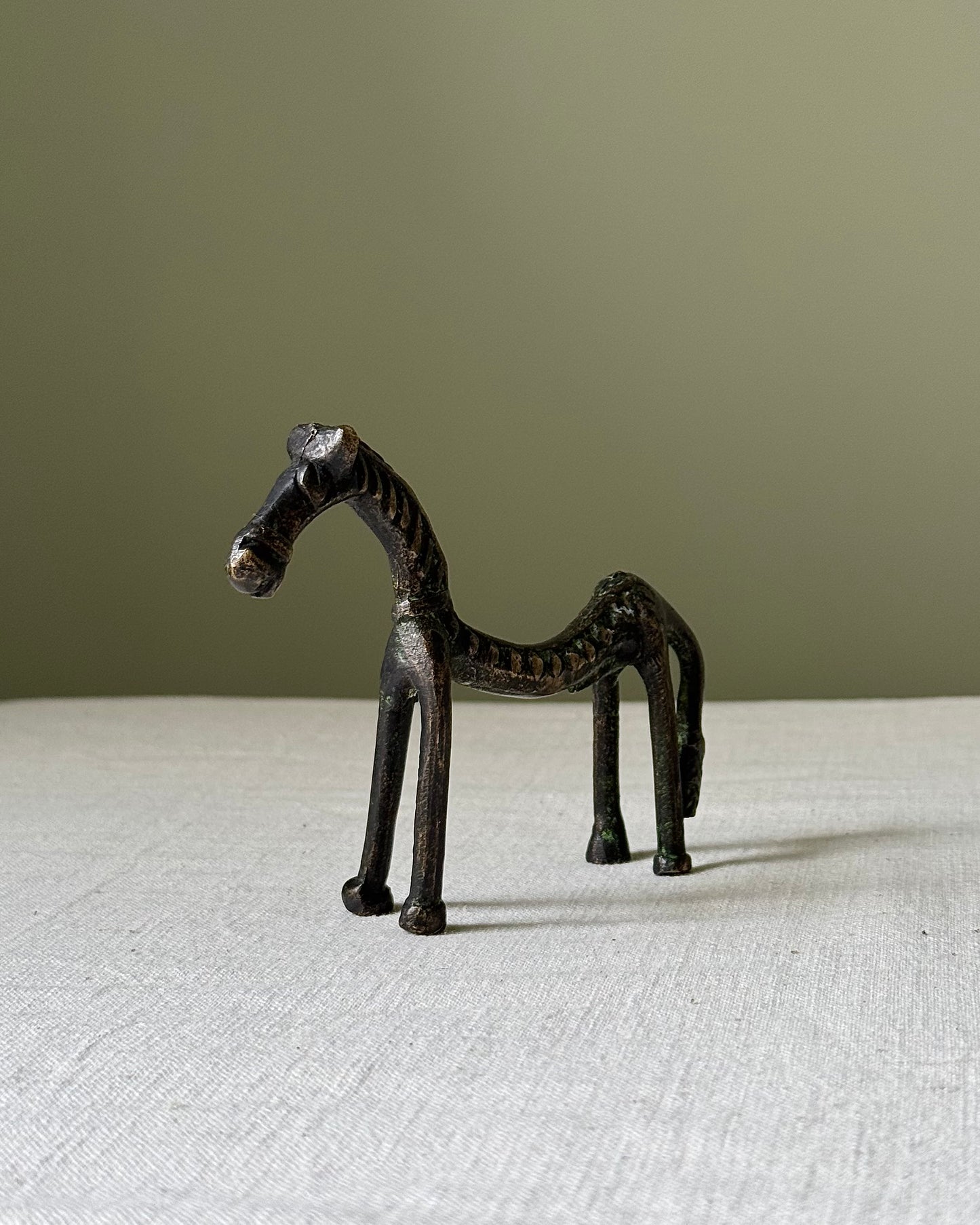 Mid-Century Brass Folk Animal Figurines