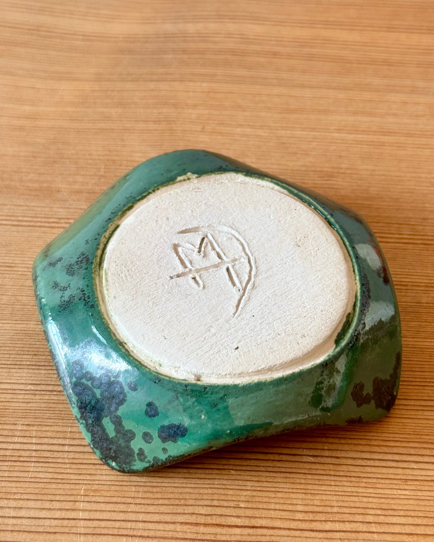 French Studio Pottery Post-Modern Ceramic Teacup Set