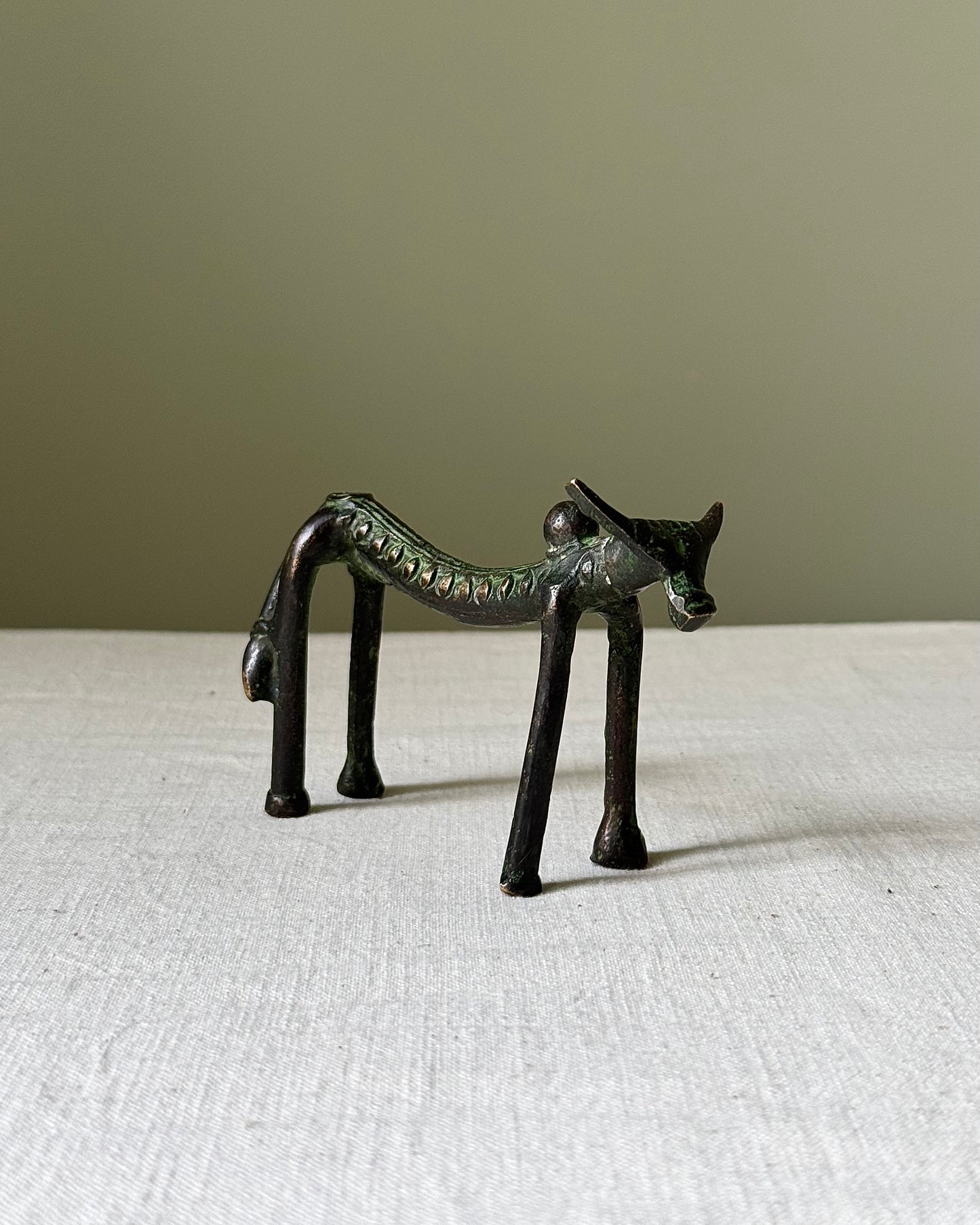 Mid-Century Brass Folk Animal Figurines