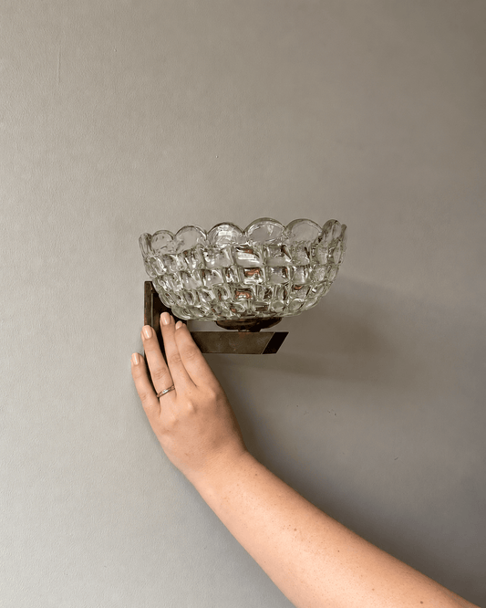 Pair of Murano Glass Wall Sconces by Barovier & Toso - Club Sourced