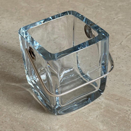 Swedish Crystal Ice Bucket by Strombergshyttan