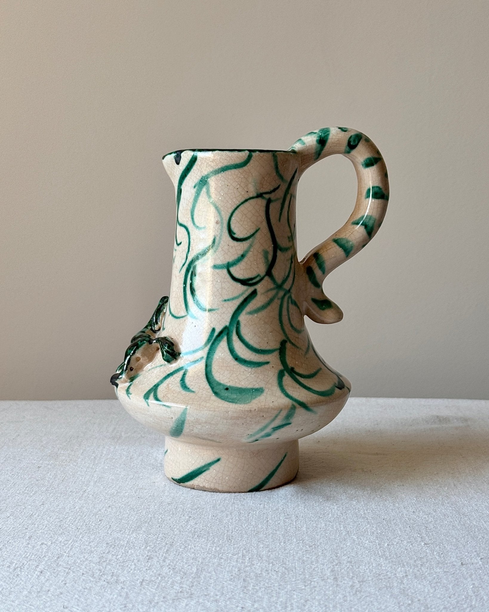 Vallauris Pitcher with Horse - Club Sourced