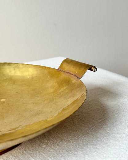 Swedish Hammered Brass Dish, Steneby Hemslöjd - Club Sourced