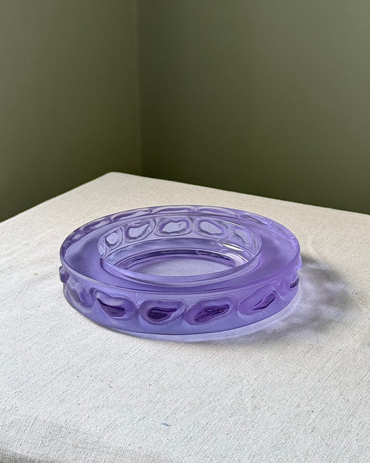 Violet Murano Glass Ashtray