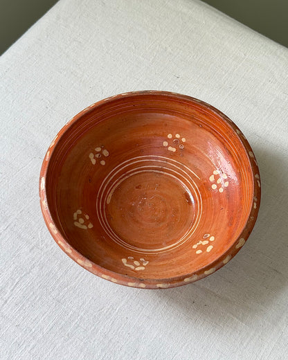 Mid-century Hand-Painted Puglian Terracotta Bowls