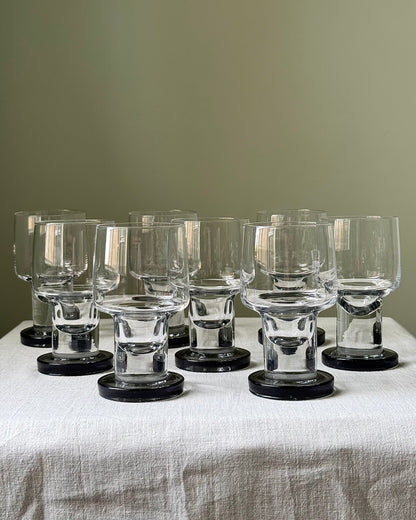 French 1970’s Crystal Glasses