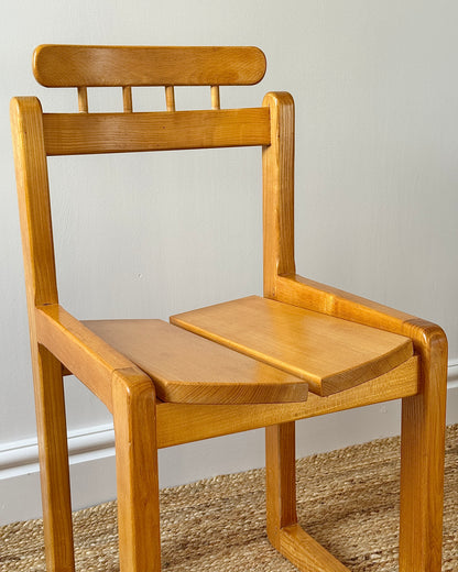 Set of 4 Ash Dining Chairs in the Manner of Tapiovaara, c.1970