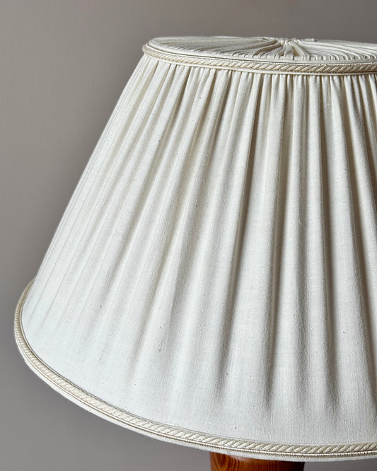 Large Sculptural Swedish Pine Table Lamp