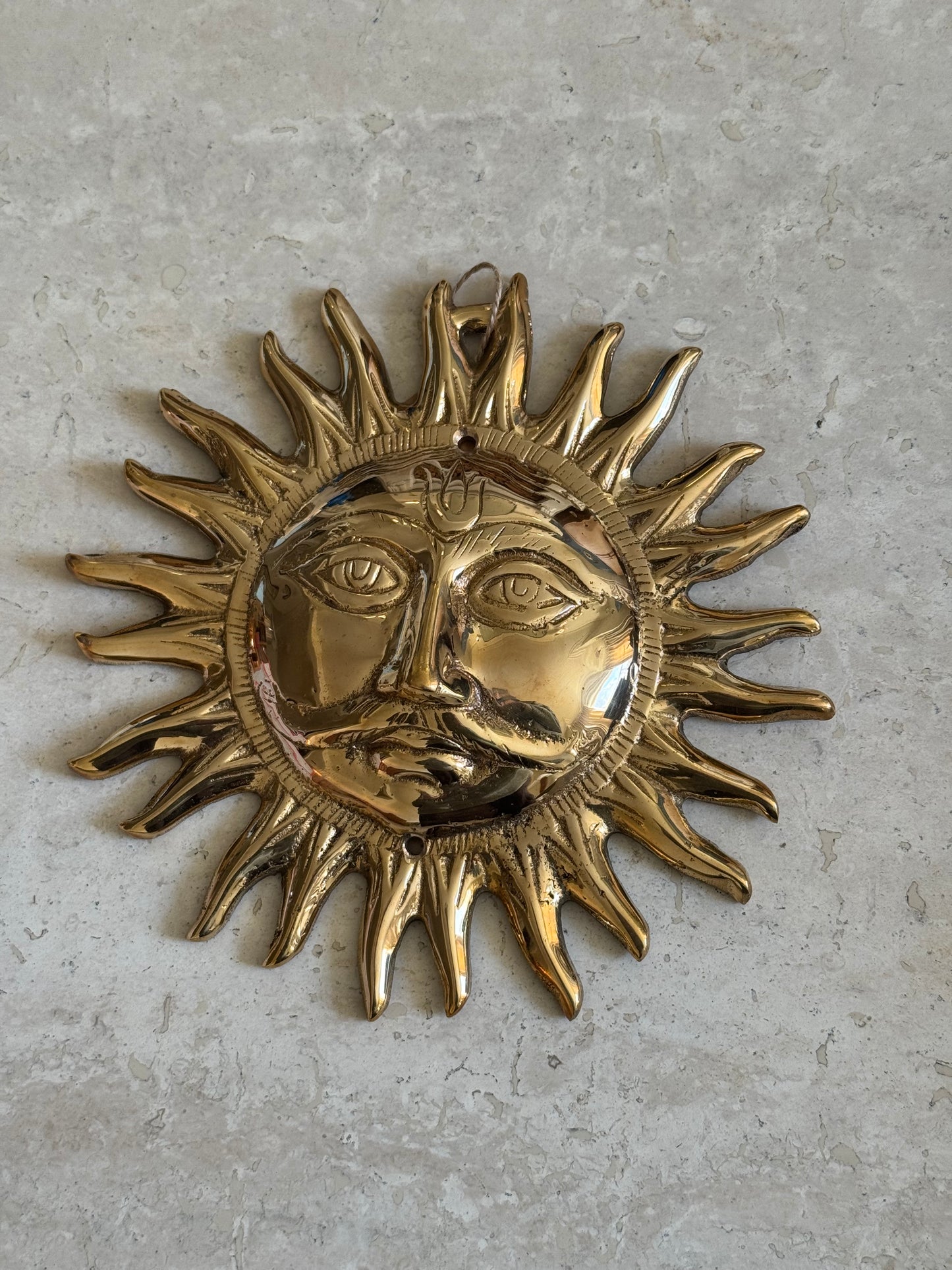 Brass Sun Wall Hanging