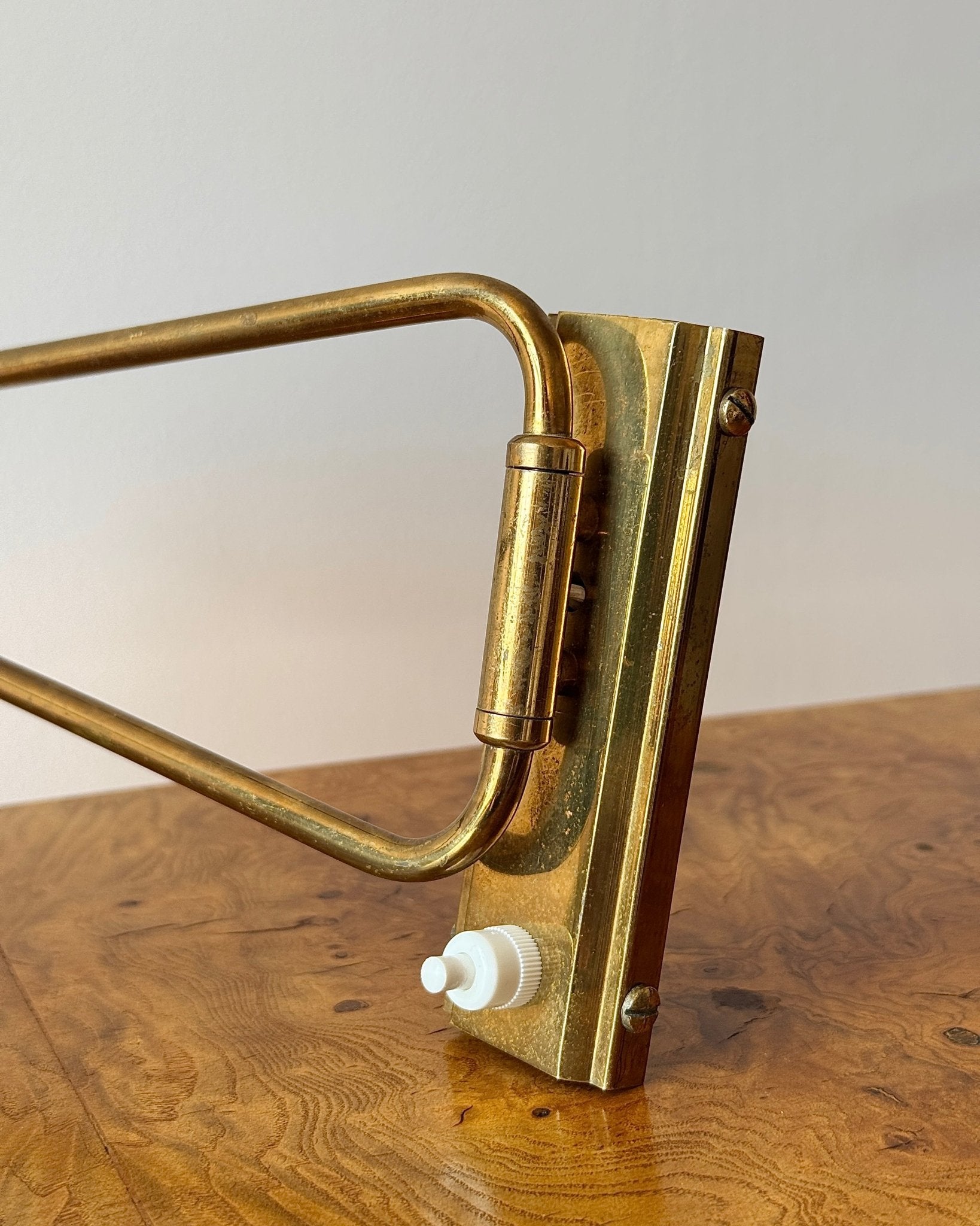 René Mathieu for Lunel Yellow Diabolo Wall Lamp - Club Sourced