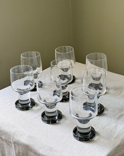 French 1970’s Crystal Glasses